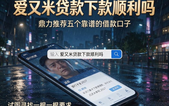 爱又米贷款下款顺利吗,鼎力推荐五个靠谱的借款口子