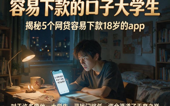 容易下款的口子大学生,揭秘5个网贷容易下款18岁的app