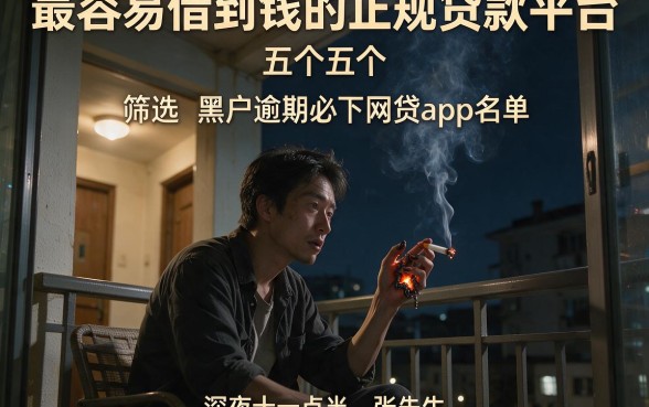 最容易借到钱的正规贷款平台,筛选五个黑户逾期必下网贷app名单