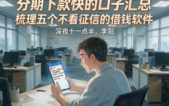 分期下款快的口子汇总，梳理五个不看征信的借钱软件