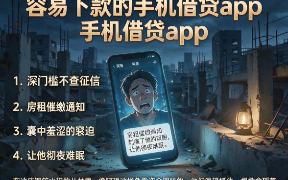 容易下款的手机借贷app,罗列5个低门槛不查征信的平台