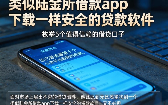 类似陆金所借款app下载一样安全的贷款软件,枚举5个值得信赖的借贷口子