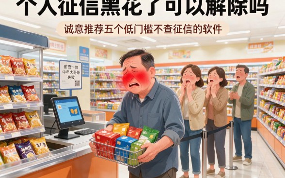 个人征信黑花了可以解除吗,诚意推荐五个低门槛不查征信的软件