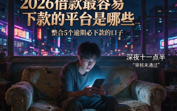 2026借款最容易下款的平台是哪些,整合5个逾期必下款的口子