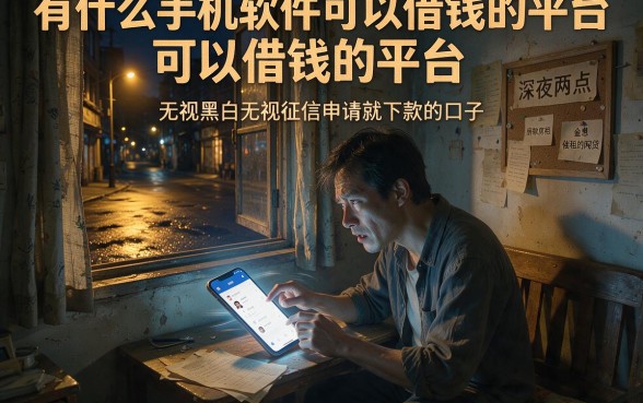 有什么手机软件可以借钱的平台,整合5个无视黑白无视征信申请就下款的口子