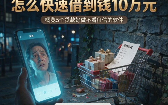 怎么快速借到钱10万元,概览5个贷款好做不看征信的软件