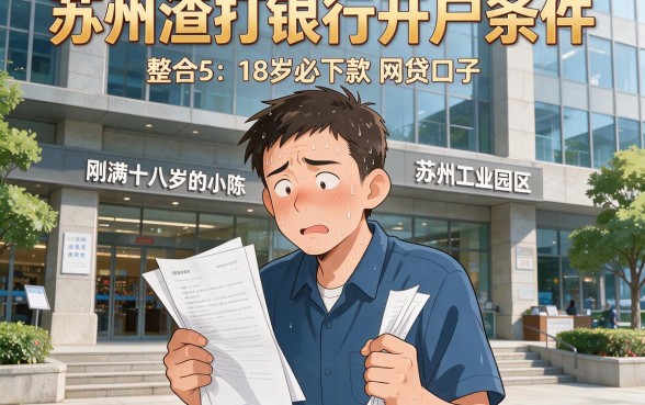 苏州渣打银行开户条件，整合5个18岁必下款的网贷口子
