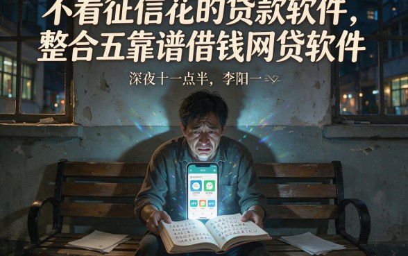 不看征信花的贷款软件,整合五个靠谱借钱网贷软件