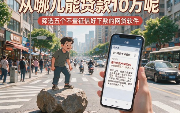 从哪儿能贷款10万呢，筛选五个不查征信好下款的网贷软件