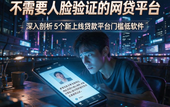 不需要人脸验证的网贷平台，深入剖析5个新上线贷款平台门槛低软件