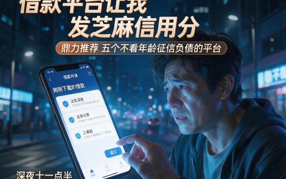 借款平台让我发芝麻信用分,鼎力推荐五个不看年龄征信负债的平台