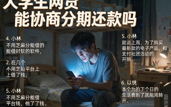 大学生网贷能协商分期还款吗,理出5个不用芝麻分能借的软件