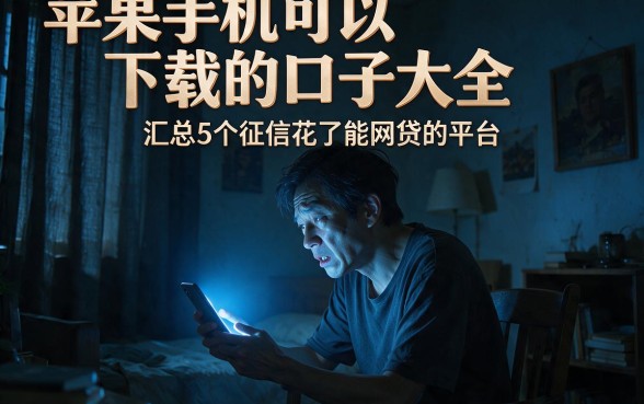 苹果手机可以下载的口子大全,汇总5个征信花了能网贷的平台