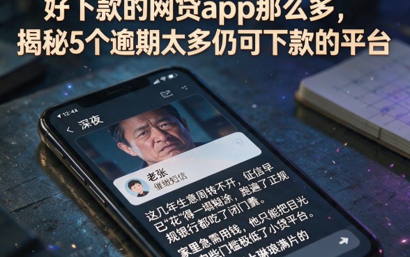 好下款的网贷app那么多,揭秘5个逾期太多仍可下款的平台