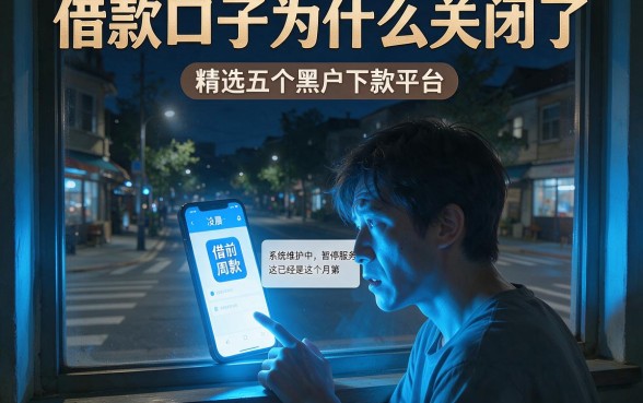借款口子为什么关闭了,精选五个黑户下款平台
