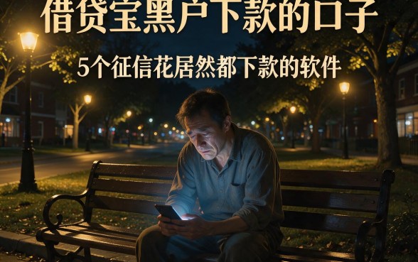 借贷宝黑户下款的口子,详尽说明5个征信花居然都下款的软件