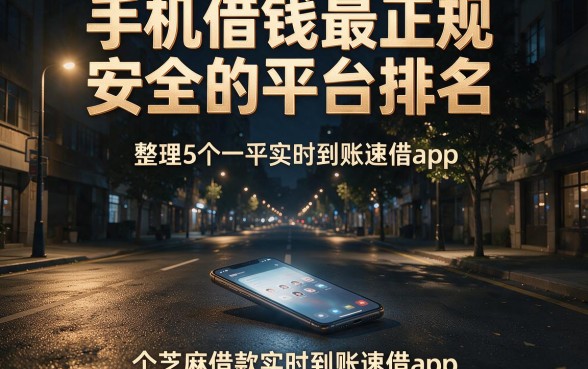 手机借钱最正规安全的平台排名,整理5个芝麻借款实时到账速借app