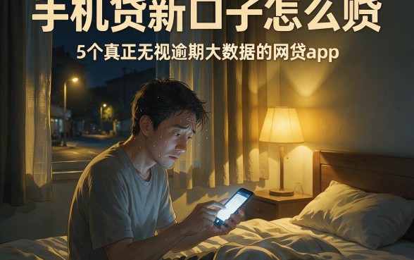 手机贷新口子怎么贷,详尽说明5个真正无视逾期大数据的网贷app