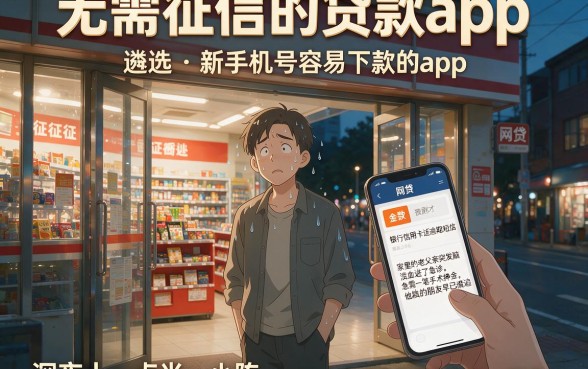 无需征信的贷款app,遴选五个新手机号容易下款的app