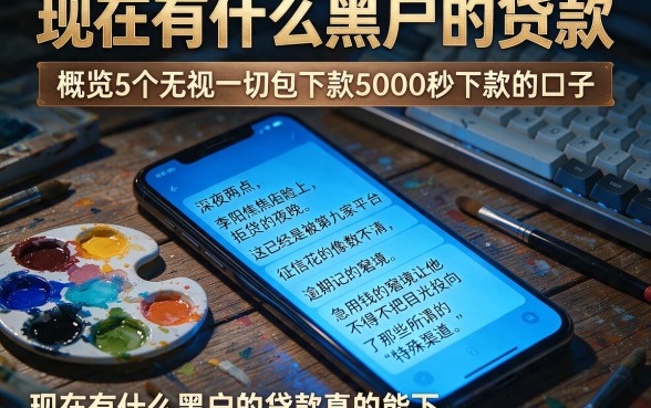 现在有什么黑户的贷款，概览5个无视一切包下款5000秒下款的口子