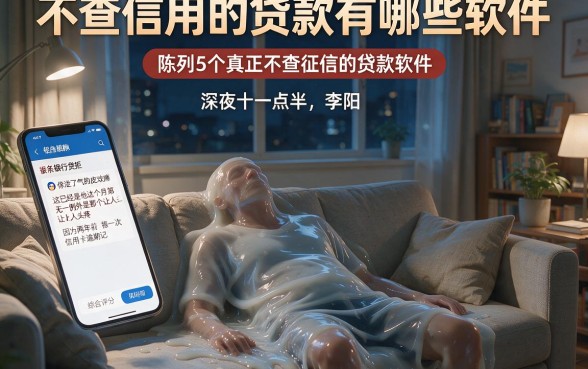 不查信用的贷款有哪些软件，陈列5个真正不查征信的贷款软件