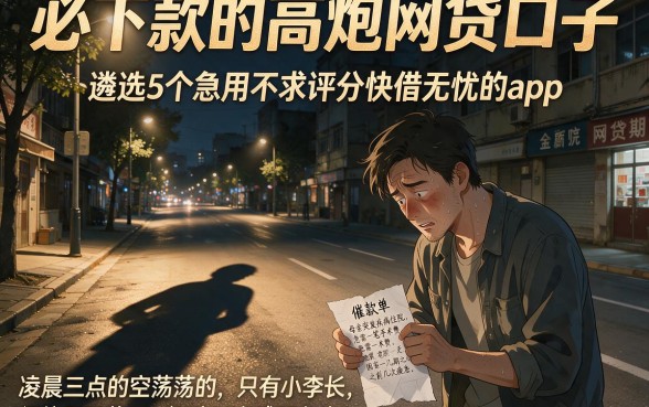 必下款的高炮网贷口子,遴选5个急用不求评分快借无忧的app