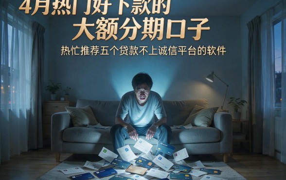 4月热门好下款的大额分期口子,热忱推荐五个贷款不上诚信平台的软件