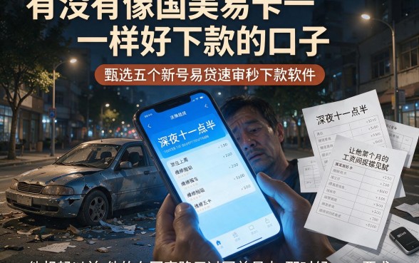 有没有像国美易卡一样好下款的口子,甄选五个新号易贷速审秒下款软件
