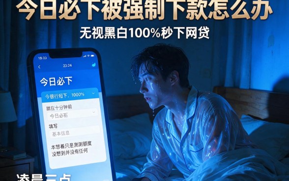 今日必下被强制下款怎么办,整理5个无视黑白100%秒下网贷