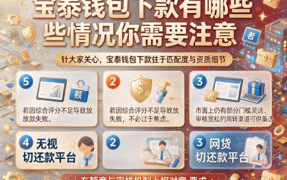 宝泰钱包下款有哪些情况你需要注意,规整5个大额无视一切还款的平台
