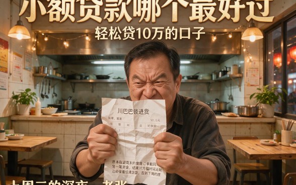 小额贷款哪个最好过,枚举五个轻松贷10万的口子