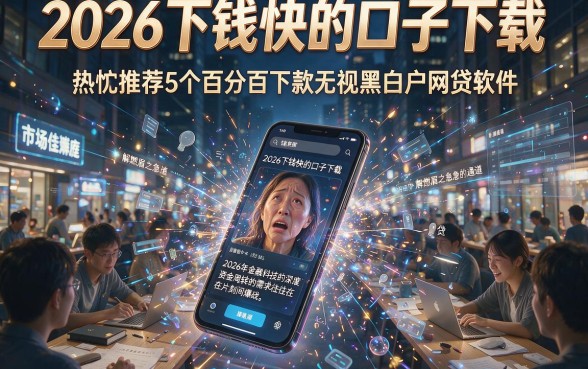 2026下钱快的口子下载,热忱推荐5个百分百下款无视黑白户网贷软件