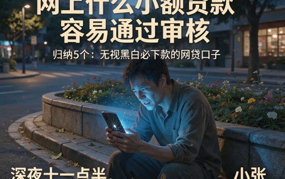 网上什么小额贷款容易通过审核,归纳5个无视黑白必下款的网贷口子