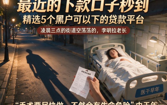 最近的下款口子秒到,精选5个黑户可以下的贷款平台