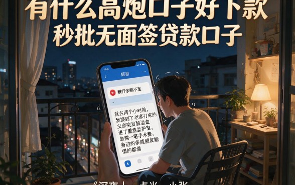 有什么高炮口子好下款，整理五个秒批无面签贷款口子