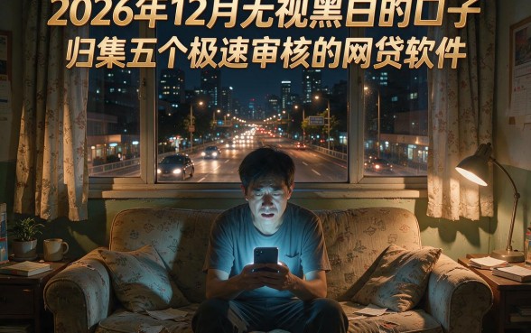 2026年12月无视黑白的口子,归集五个极速审核的网贷软件