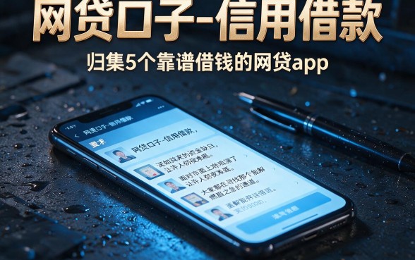 网贷口子-信用借款,归集5个靠谱借钱的网贷app