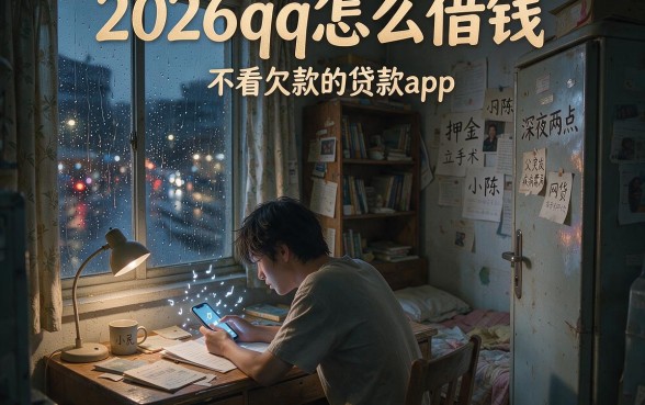 2026qq怎么借钱,概括五个不看欠款的贷款app