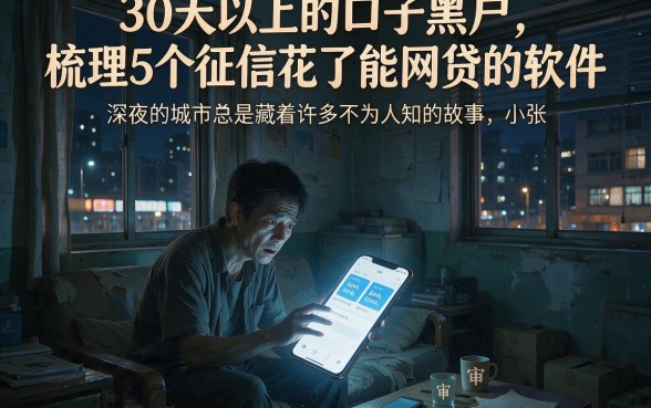 30天以上的口子黑户,梳理5个征信花了能网贷的软件