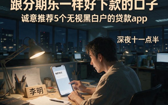 跟分期乐一样好下款的口子,诚意推荐5个无视黑白户的贷款app