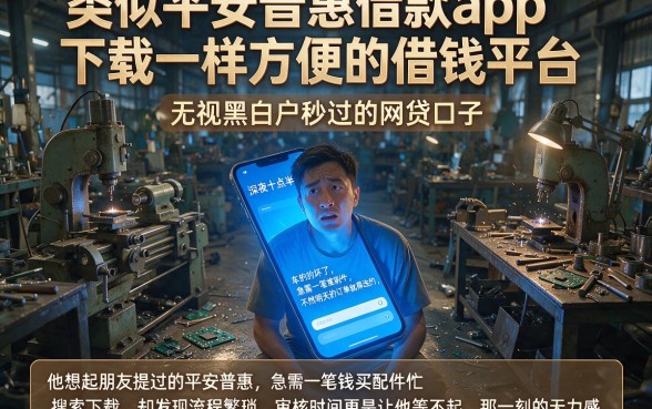 类似平安普惠借款app下载一样方便的借钱平台,概括5个无视黑白户秒过的网贷口子
