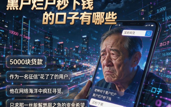 黑户烂户秒下钱的口子有哪些，详细阐述五个5000块贷款秒下app