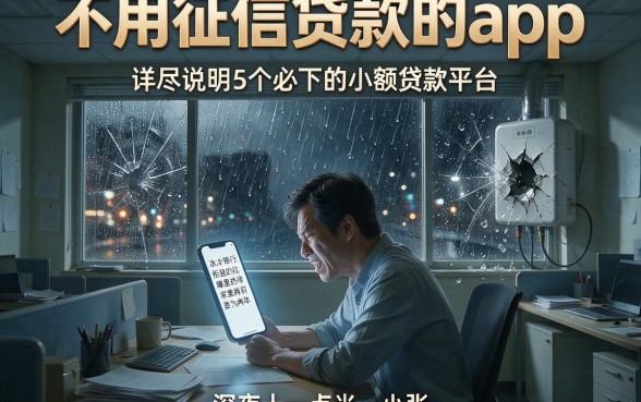 不用征信贷款的app，详尽说明5个必下的小额贷款平台