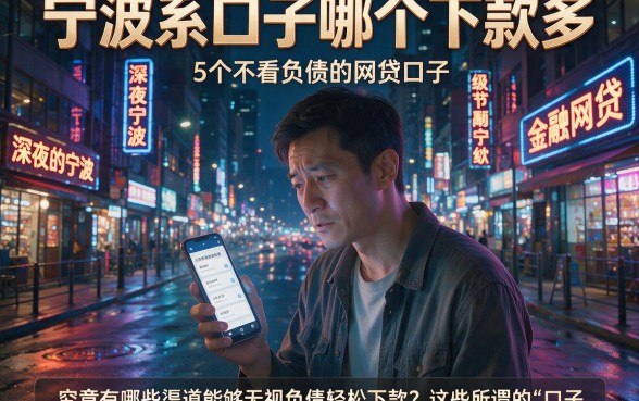 宁波系口子哪个下款多,细致阐述5个不看负债的网贷口子