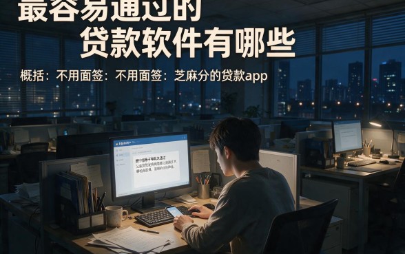 最容易通过的贷款软件有哪些,概括5个不用面签和芝麻分的贷款app