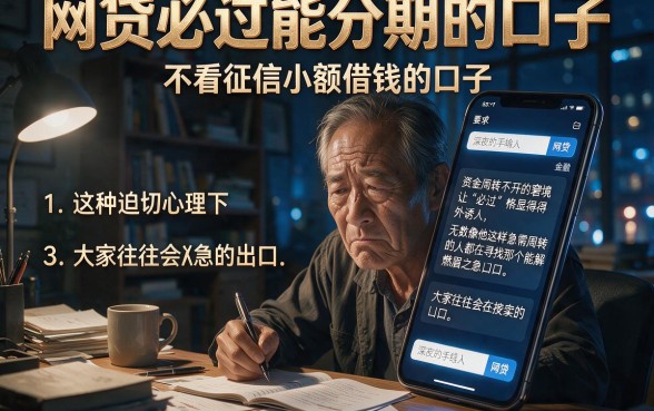 网贷必过能分期的口子,详细阐述五个不看征信小额借钱的口子