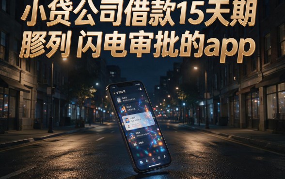小贷公司借款15天期,胪列五个闪电审批的app