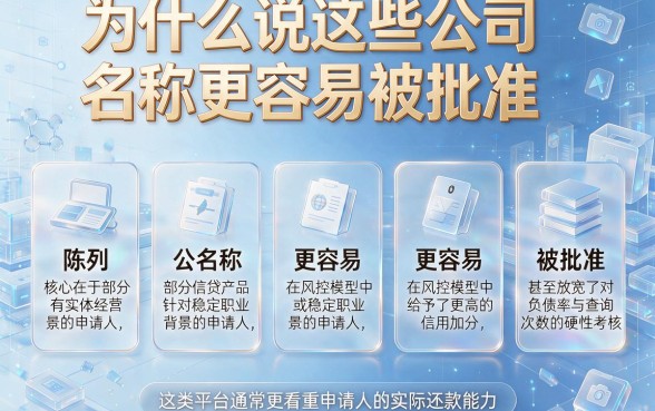 为什么说这些公司名称更容易被批准,陈列五个不看负债查询的app