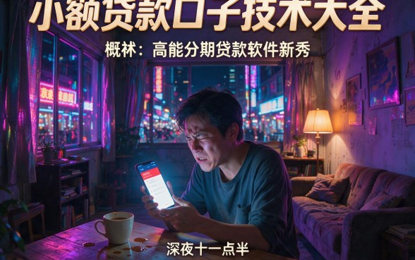 小额贷款口子技术大全，概括五个高能分期贷款软件新秀