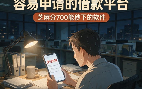 容易申请的借款平台,详细阐述5个芝麻分700能秒下的软件